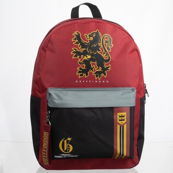 Harry Potter Gryffindor Backpack with Gadget Sticker - Laptop Book Bag - Picture 2 of 9